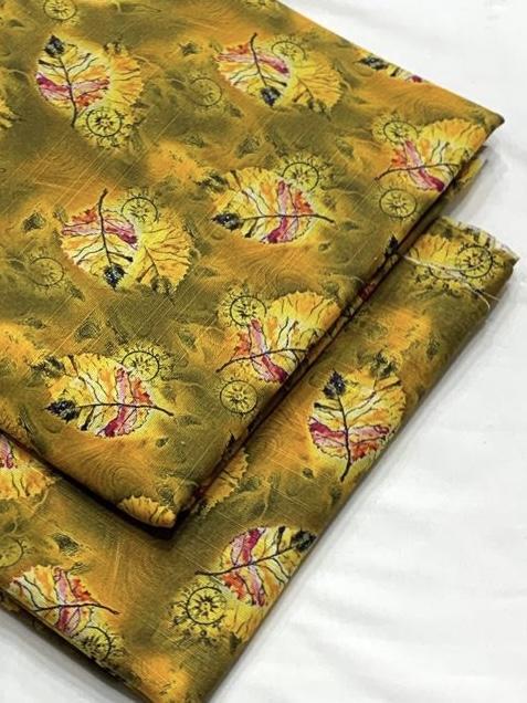 2 Piece Unstitched Khaddar Printed Suit for Women