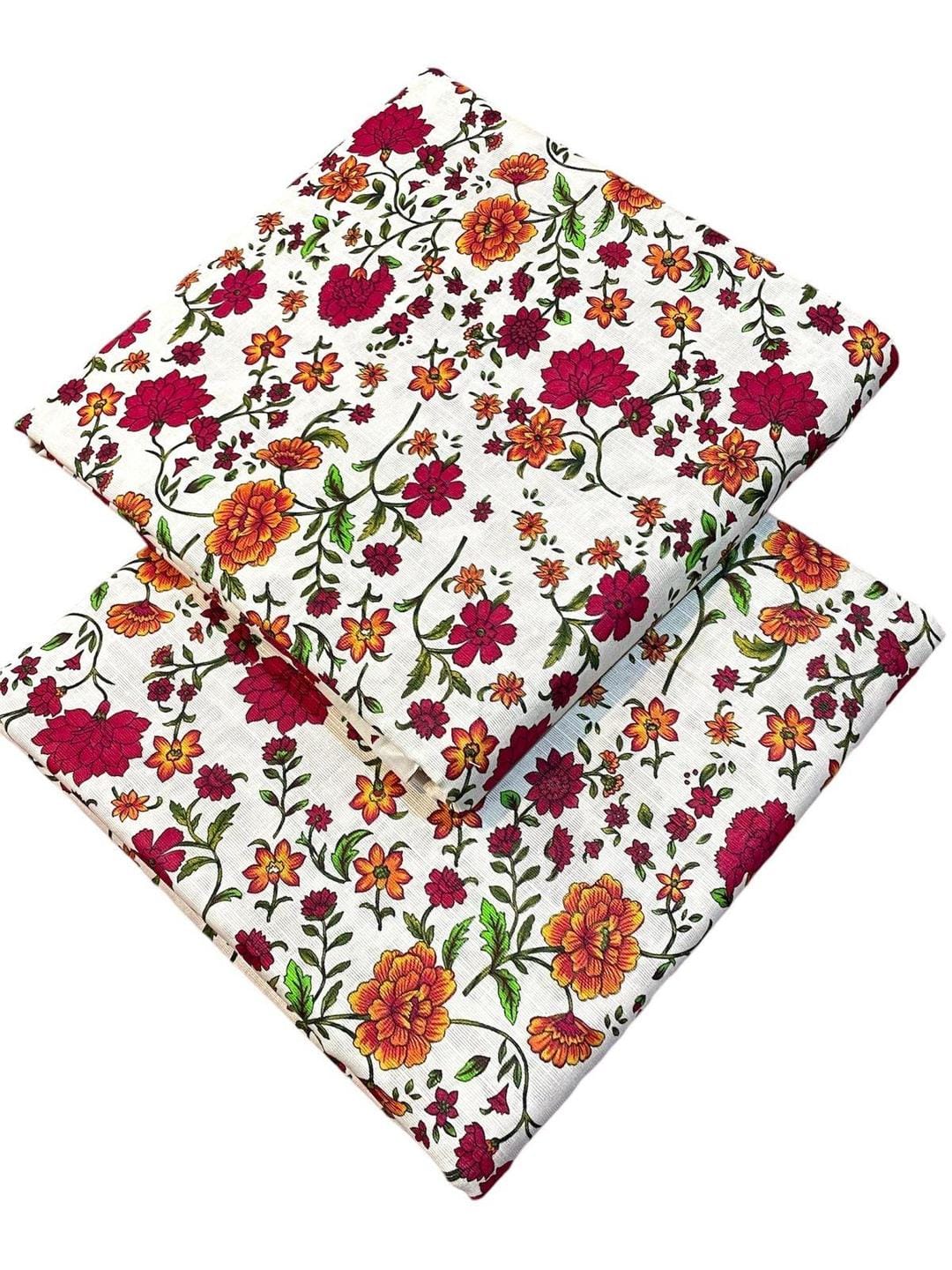 2 Piece Unstitched Khaddar Printed Suit for Women