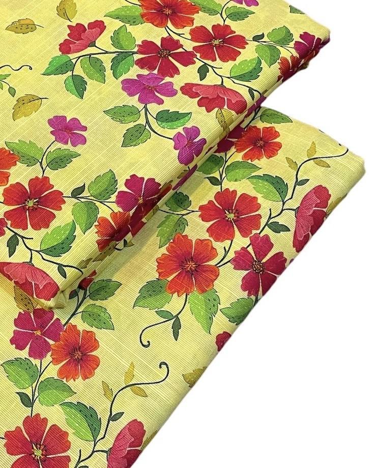 2 Piece Unstitched Khaddar Printed Suit for Women