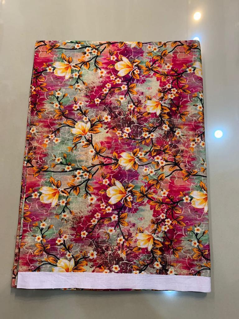 2 Piece Unstitched Khaddar Printed Suit for Women