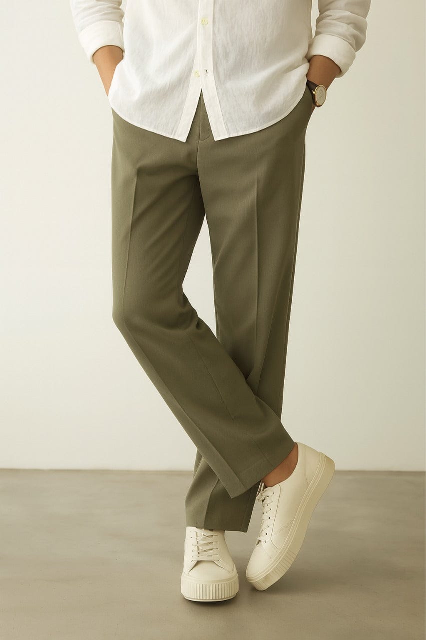 Men’s Popcon China Fabric Baggy Trouser